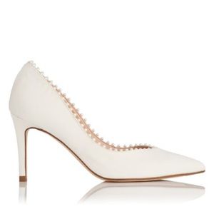 LK Bennett x Jenny Packham White Pearl Pumps